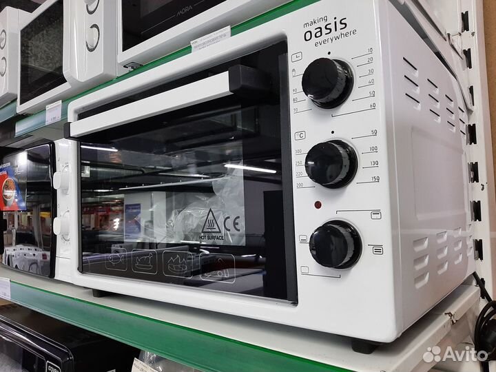 Новая мини-печь oasis M-37W белая