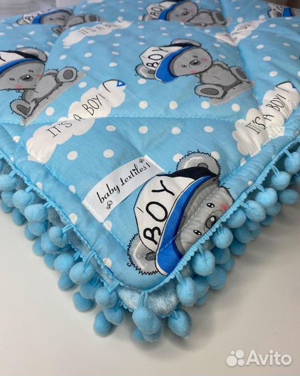 Детское одеяло в кроватку