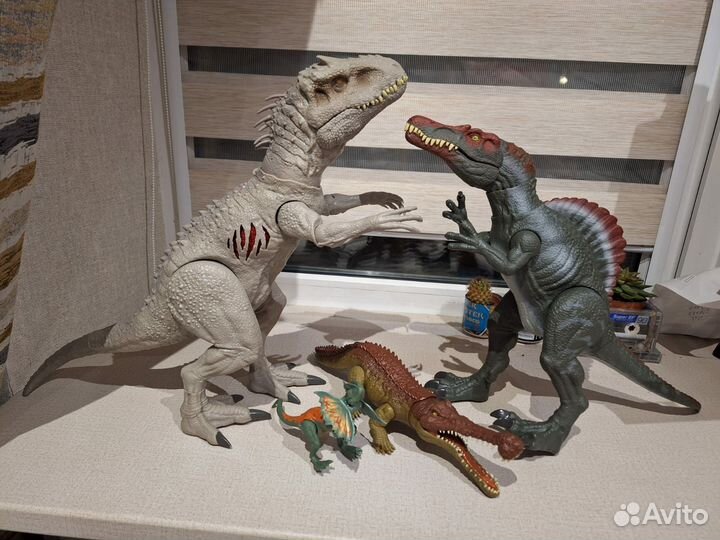 Динозавры jurassic world mattel