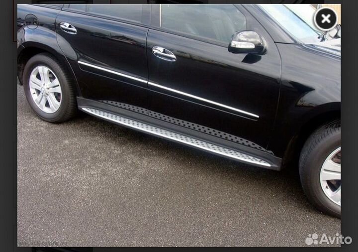 Порог Подножка Mercedes GL-class X