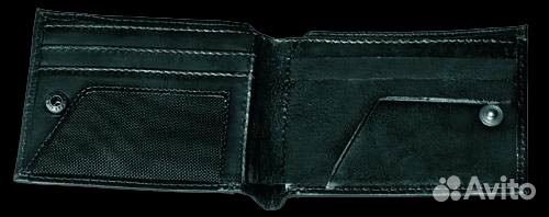 Бумажник для неформалов с тиснением 