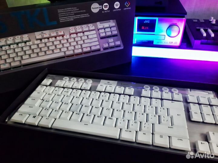 Игровая клавиатура Logitech G915 TKL Tactile White