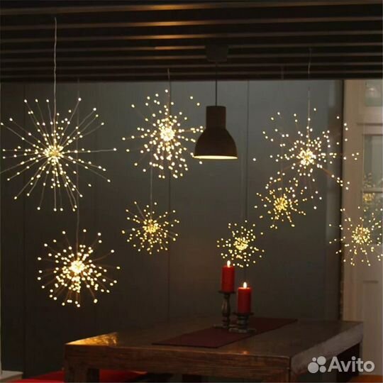 Гирлянда фейерверк