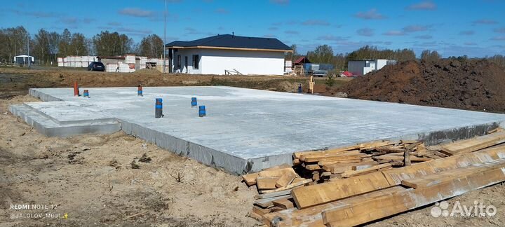 Строительство фундамента под ключ