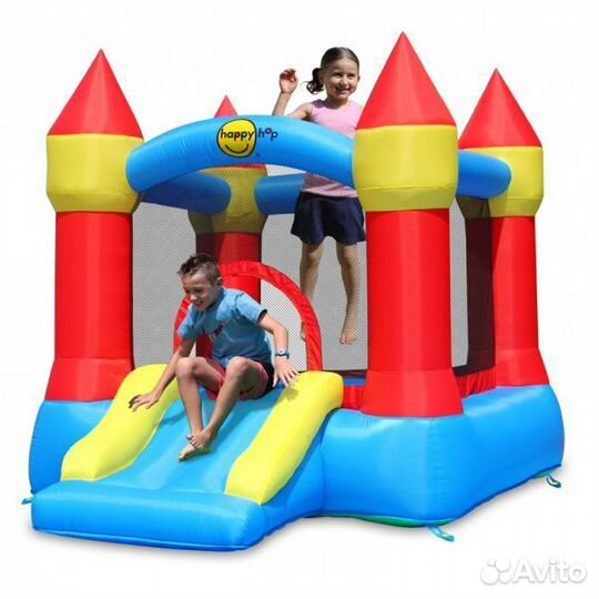 Батут с горкой «Мини крепость» happy HOP 9221