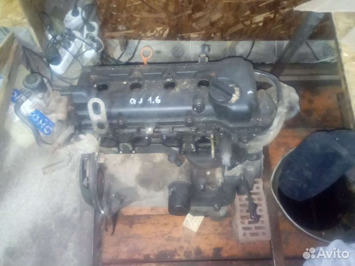Двигатель Nissan QJ16de Primera P11 Almera N16