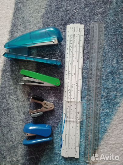 Линейки,степлеры