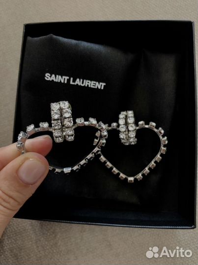 Клипсы Saint Laurent