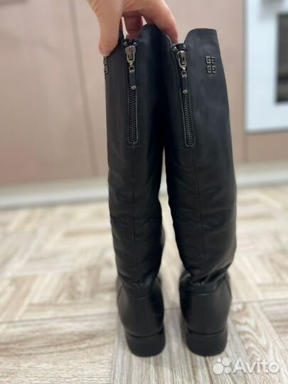 Сапоги женские зимние кожаные
