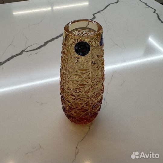 Гусь хрустальный ваза