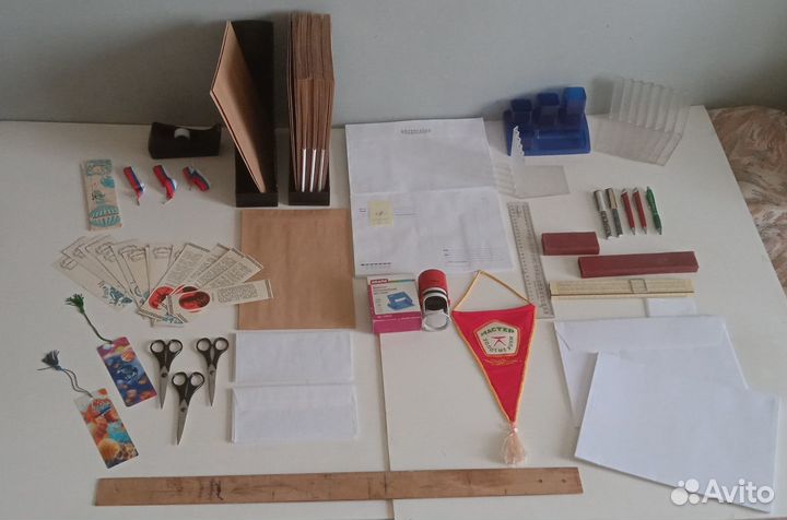 Современные и СССР канцелярские товары, копирка