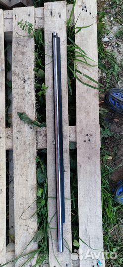 Оконные молдинги хромированные на outlander xl