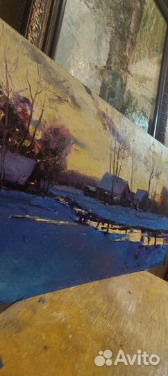 Картина маслом пейзаж