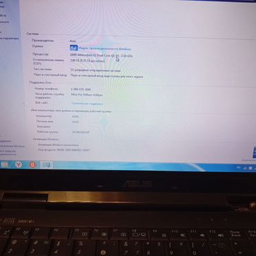 Ноутбук asus на запчасти или восстановление