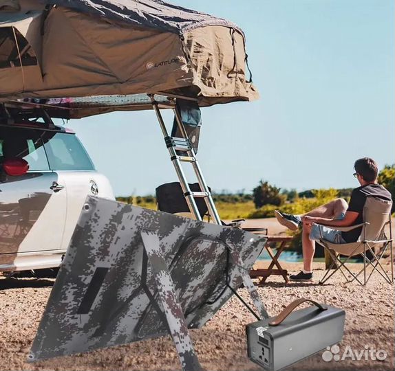 Портативная зарядная станция с розеткой на 220В