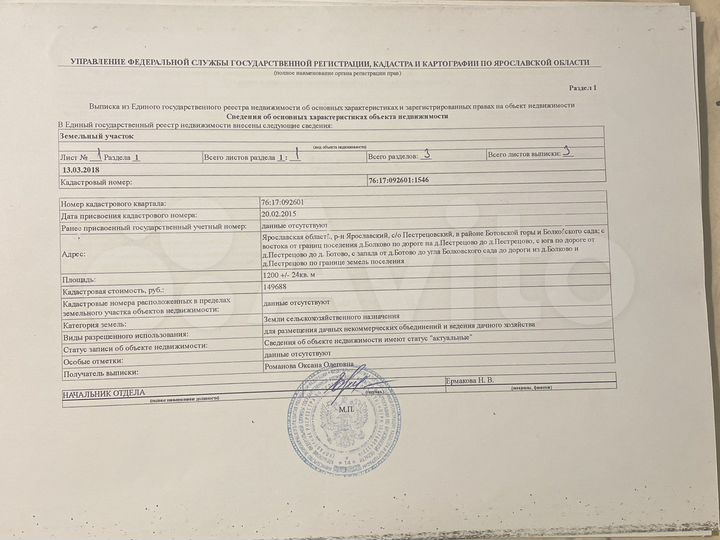 Участок 12 сот. (СНТ, ДНП)