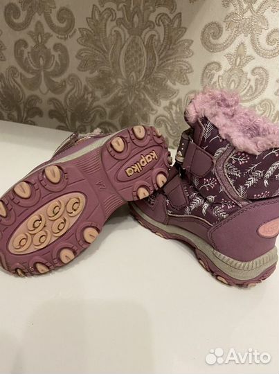 Ботинки для девочки зима