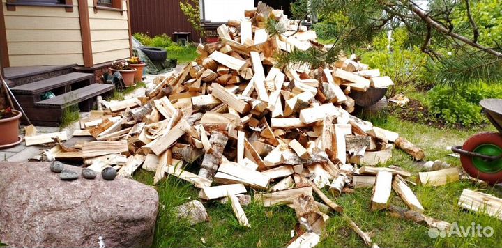Дрова любые сухие в укладку качественные