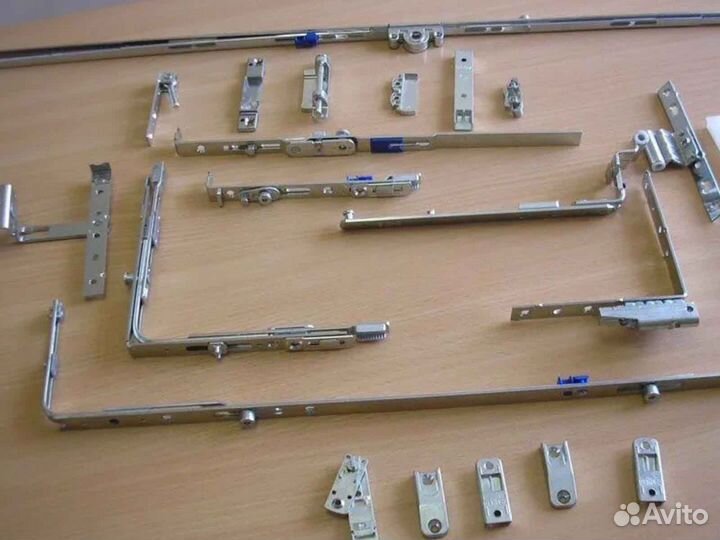 Ремонт окон, фурнитура Евро RAL7278