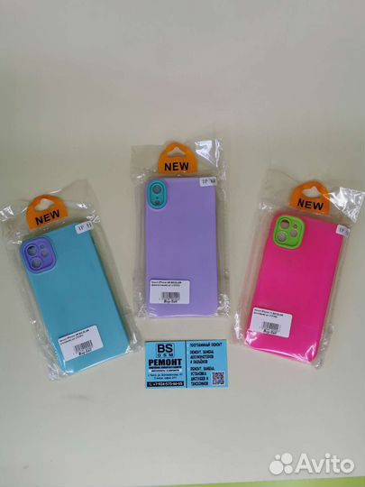 Цветные силиконовые чехлы для iPhone