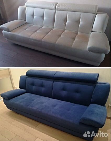 Перетяжка, ремонт и реставрация мягкой мебели