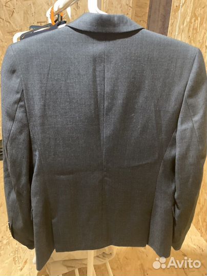 Пиджак школьный серый 158 р