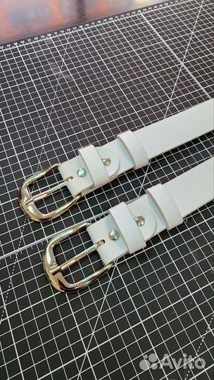 Ремень из натуральной кожи ручной работы