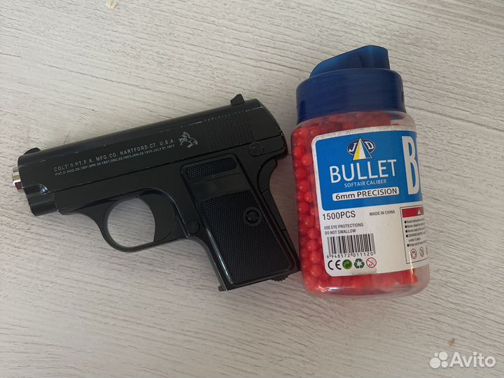 Детские игрушки пистолет с пулями