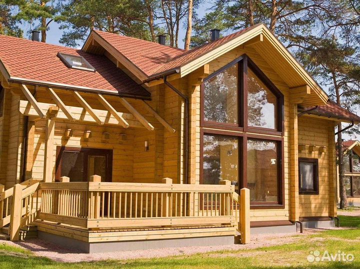 Дачный домик из бруса