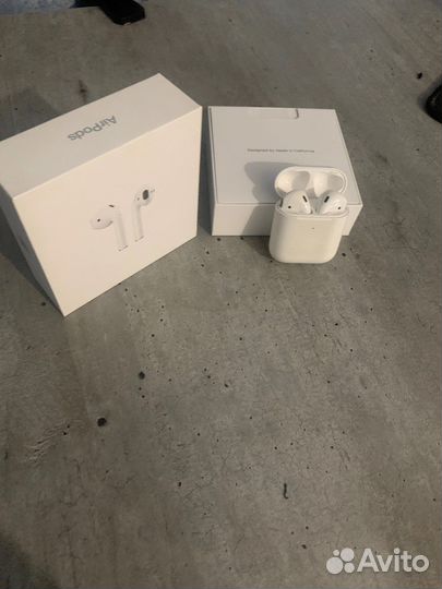 Беспроводные наушники apple airpods 2