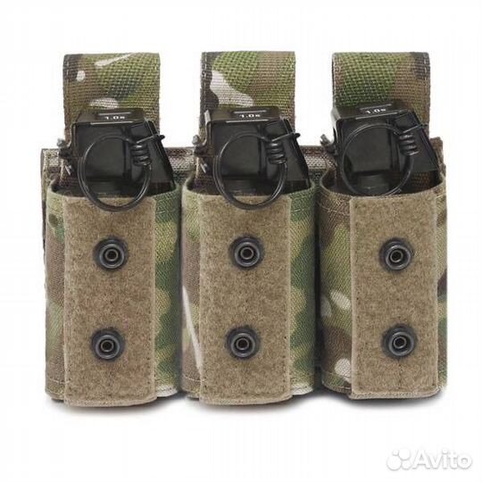 Warrior Assault Systems Triple 40mm Multicam