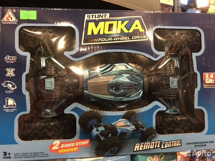 Машина радио управлении перевертыш moka 27 см. акб