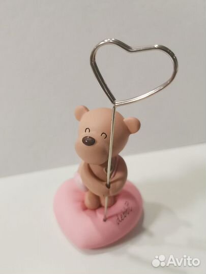 Фигурка мишка с держателем