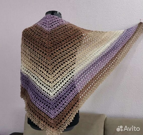 Шаль ручной работы