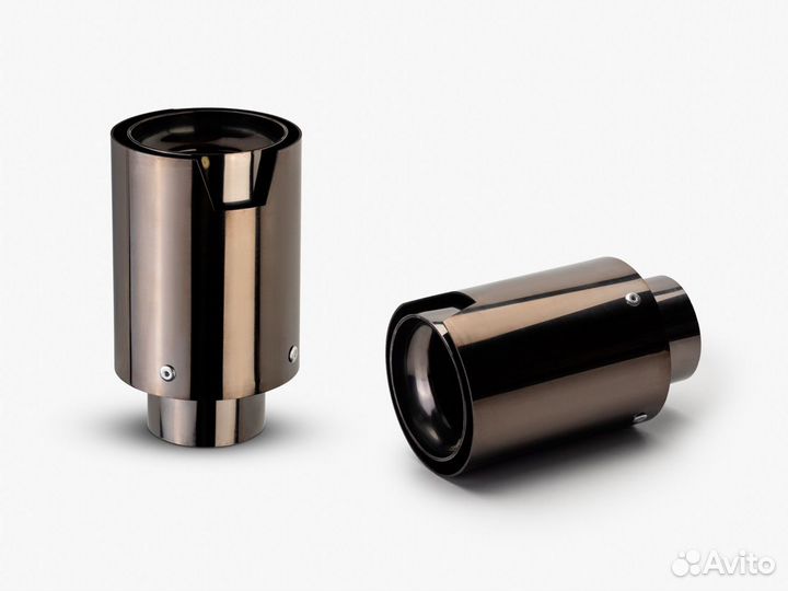 Насадки на глушитель M Style графит 2 шт