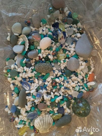 Грунт цветной Грот и другой декор для аквар