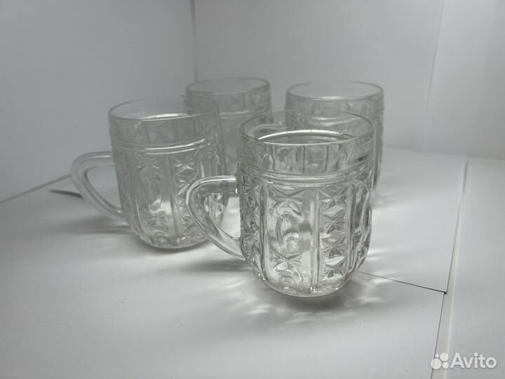 Хрустальные советские кружки под пиво