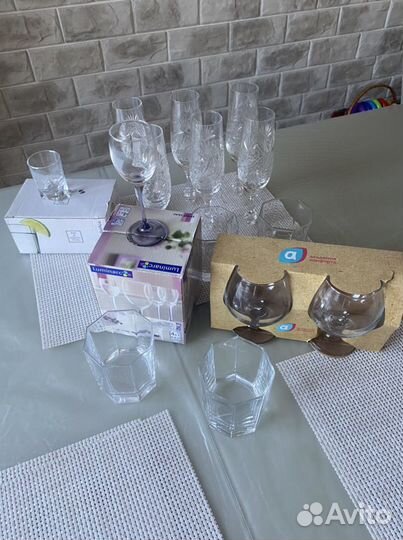 Рюмки, бокалы