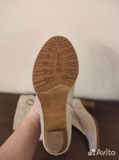 Зимние женские сапоги 38 натуральная кожа