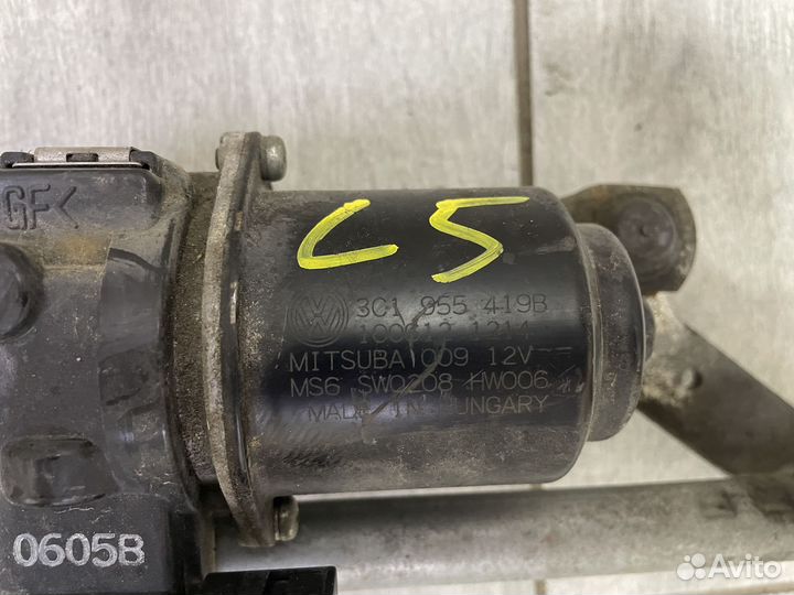 Трапеция дворников Фольксваген Пассат Б6