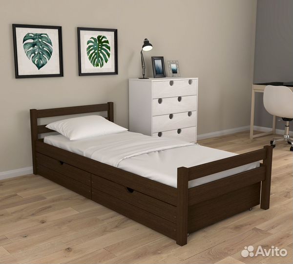 Детская кровать деревянная