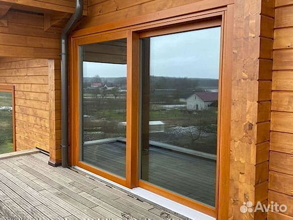 Панорамные окна под ключ. Оконные порталы