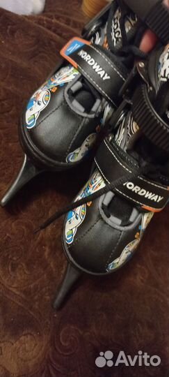 Коньки nordway детские раздвижные