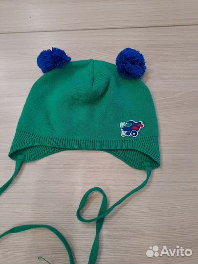 Шапка для мальчика 46 48, 1 годик