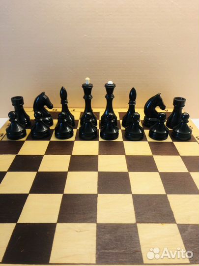 Шахматы СССР (карболит)