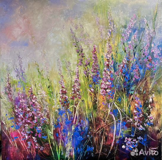 Картина печать на холсте Симфония лета 50-50см