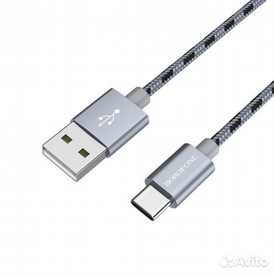 Кабель USB borofone BX24 Ring, USB - Type-C, 3A, 1