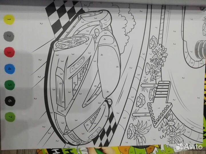 Раскраска по номерам