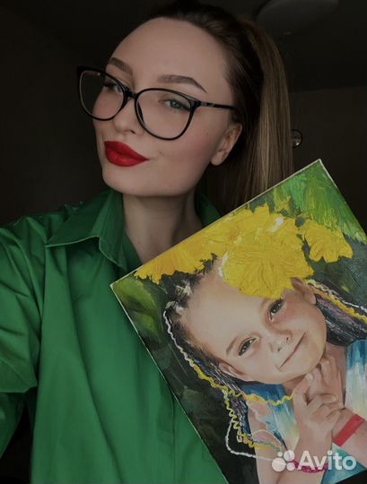Картина маслом портрет на заказ
