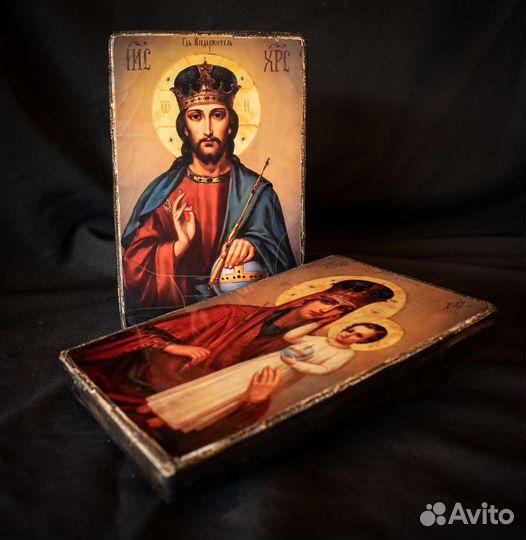 Венчальная пара. Богоматерь и Спас Вседержитель